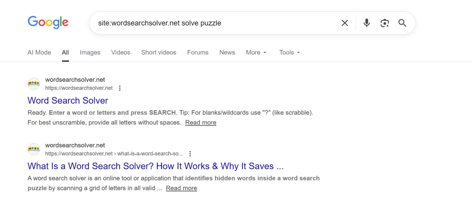 Search an Entire Website Using Google
